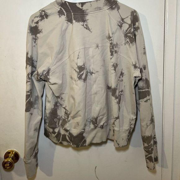 Lululemon It’s A Wash Long Sleeve Pullover Tie Dye Sweatshirt Cropped Sweatshirt - Picture 7 of 12